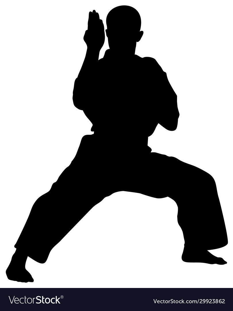 Detail Gambar Karate Siluet Nomer 2
