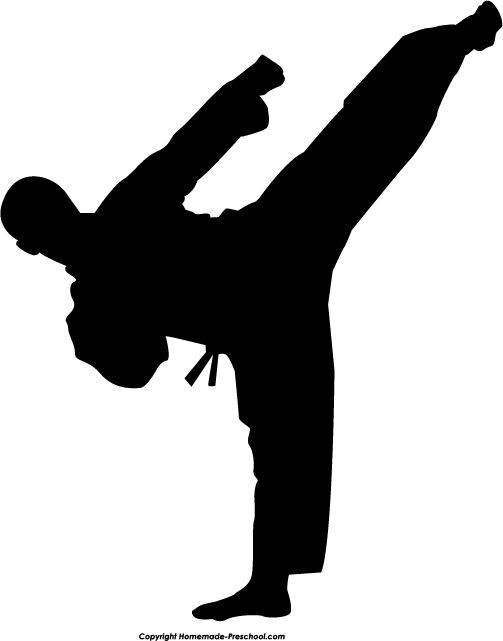 Detail Gambar Karate Siluet Nomer 12
