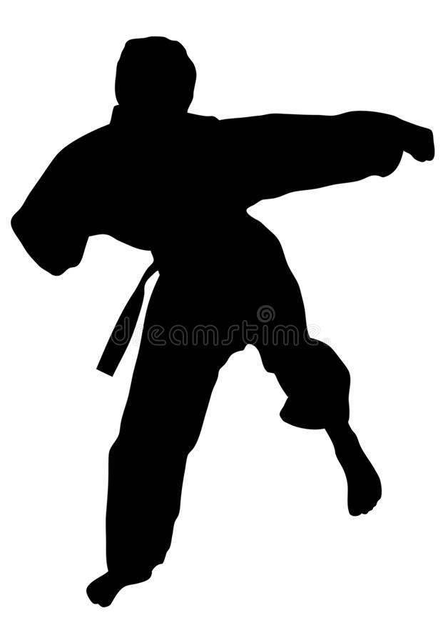 Detail Gambar Karate Siluet Nomer 32