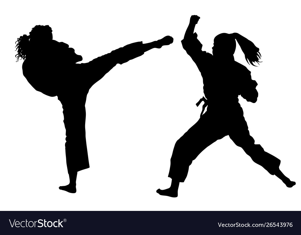 Detail Gambar Karate Siluet Nomer 36