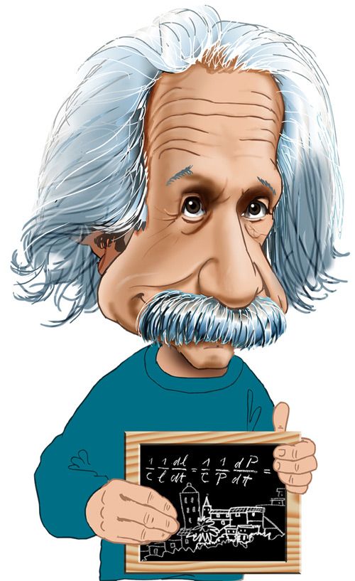 Detail Gambar Karikatur Albert Einstein Nomer 3