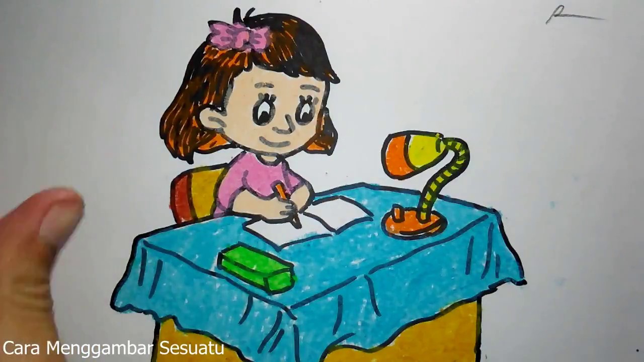 Detail Gambar Karikatur Anak Belajar Nomer 51