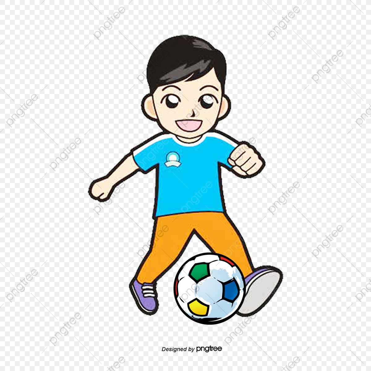 Detail Gambar Karikatur Anak Bermain Sepak Bola Nomer 56