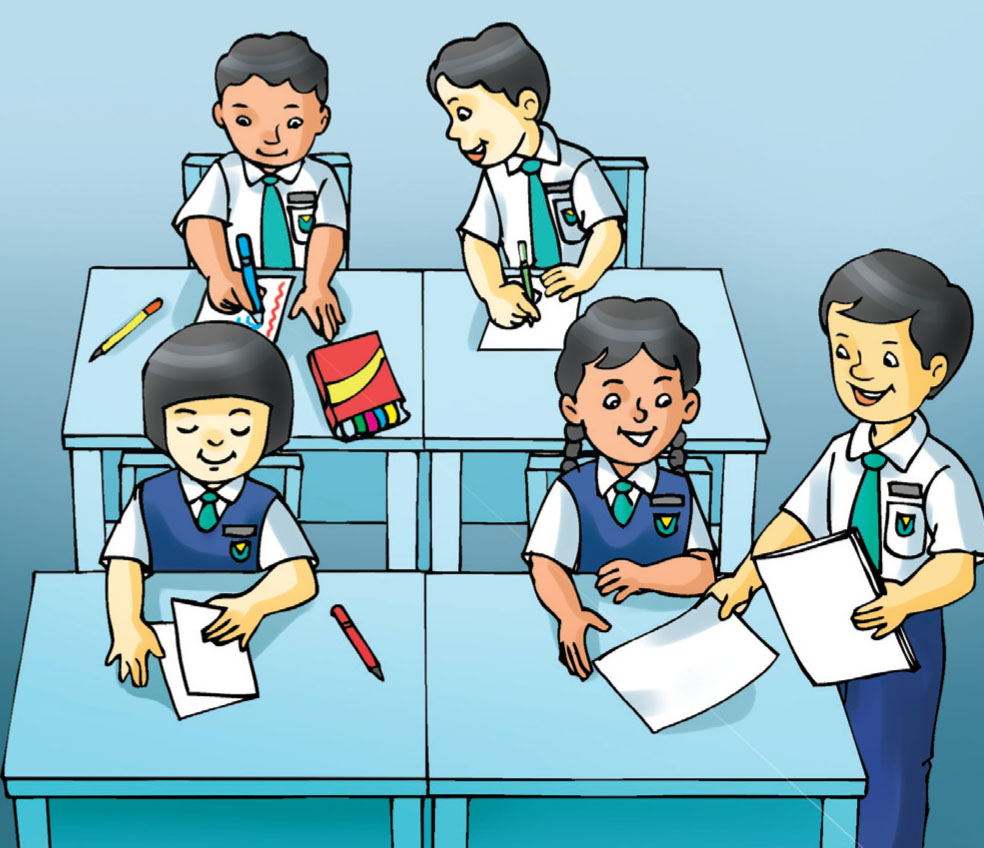 Detail Gambar Karikatur Anak Sekolah Smp Nomer 17