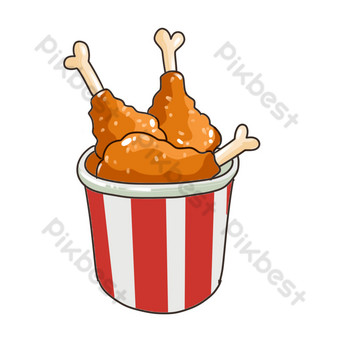 Detail Gambar Karikatur Ayam Goreng Nomer 8