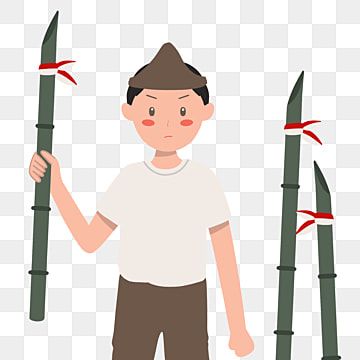 Gambar Karikatur Bambu Runcing - KibrisPDR