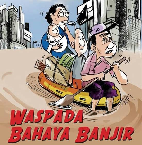 Detail Gambar Karikatur Banjir Nomer 15