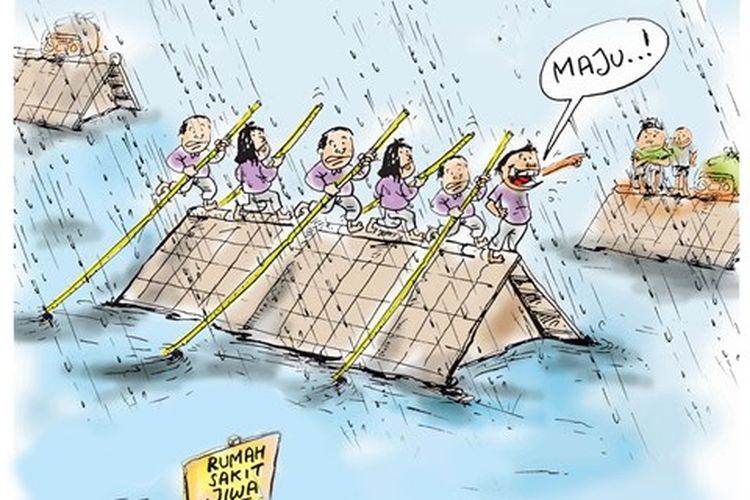 Detail Gambar Karikatur Banjir Nomer 3