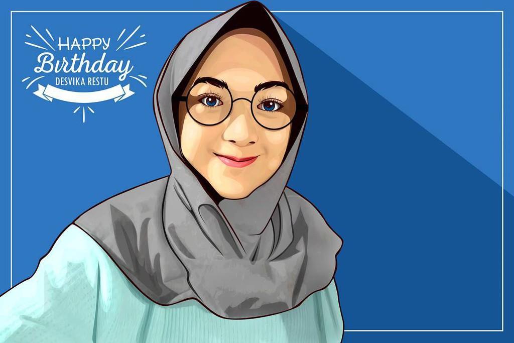 Detail Gambar Karikatur Berjilbab Nomer 38