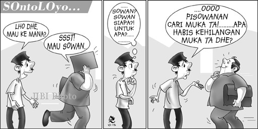 Gambar Karikatur Cari Muka - KibrisPDR