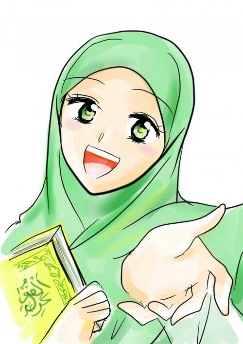 Detail Gambar Karikatur Cewek Hijab Nomer 27