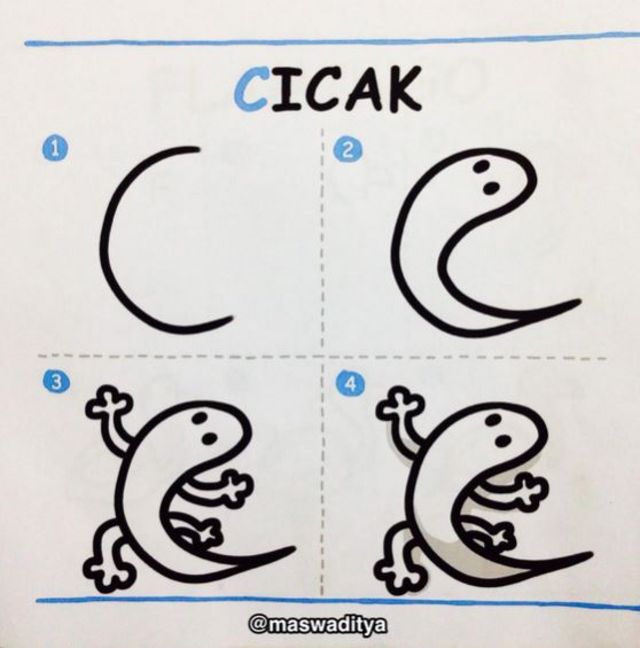 Detail Gambar Karikatur Cicak Nomer 33