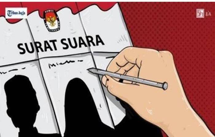 Detail Gambar Karikatur Coblos Nomer 35