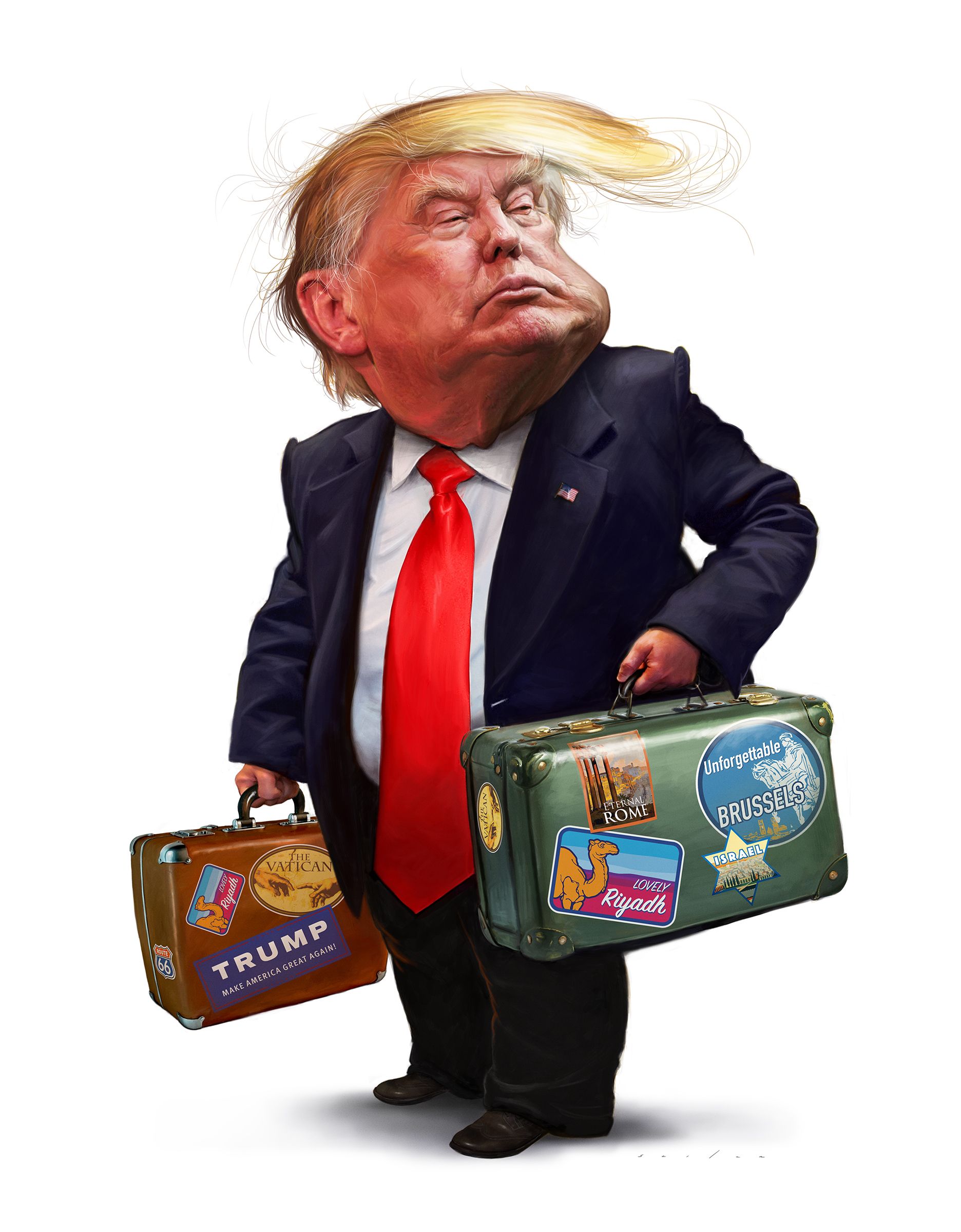 Detail Gambar Karikatur Donald Trump Nomer 6