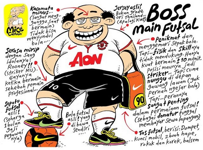 Detail Gambar Karikatur Futsal Nomer 13