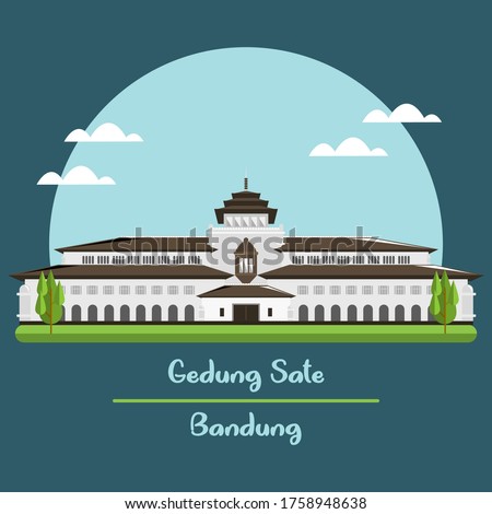 Detail Gambar Karikatur Gedung Sate Nomer 51