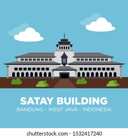 Detail Gambar Karikatur Gedung Sate Nomer 10