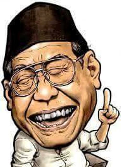 Detail Gambar Karikatur Gus Dur Nomer 7