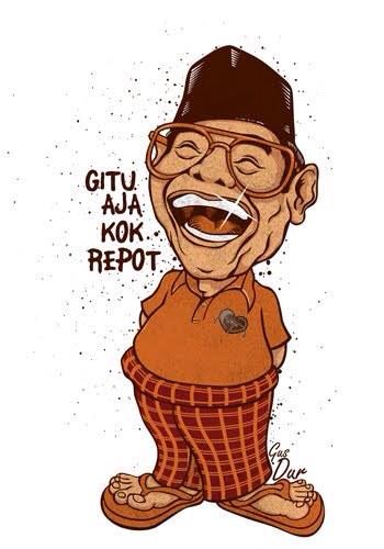 Detail Gambar Karikatur Gusdur Nomer 8