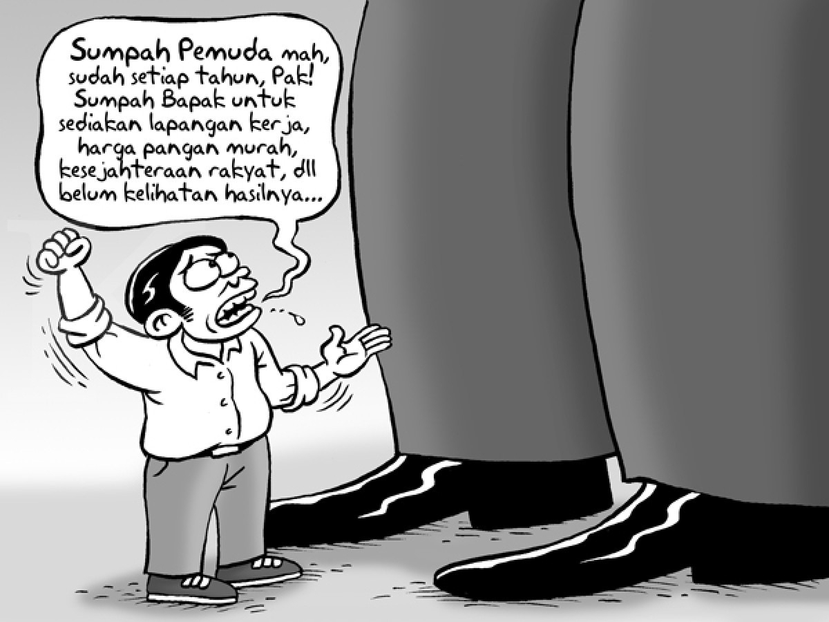 Detail Gambar Karikatur Hari Sumpah Pemuda Nomer 40