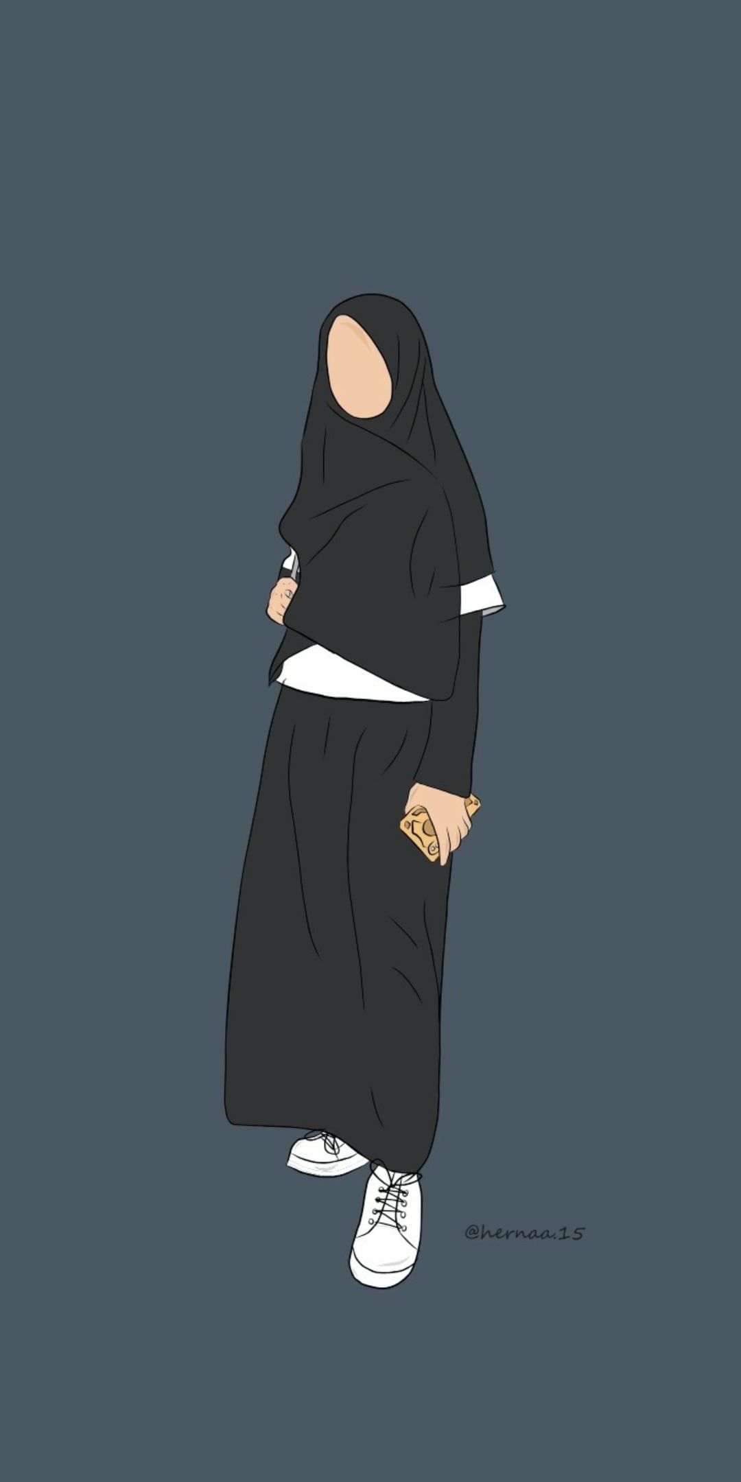 Detail Gambar Karikatur Hijab Nomer 14