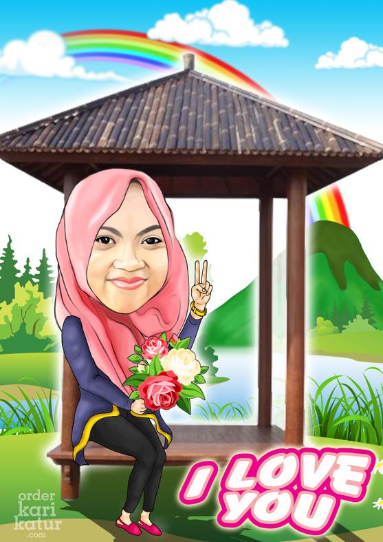 Detail Gambar Karikatur Hijab Nomer 23