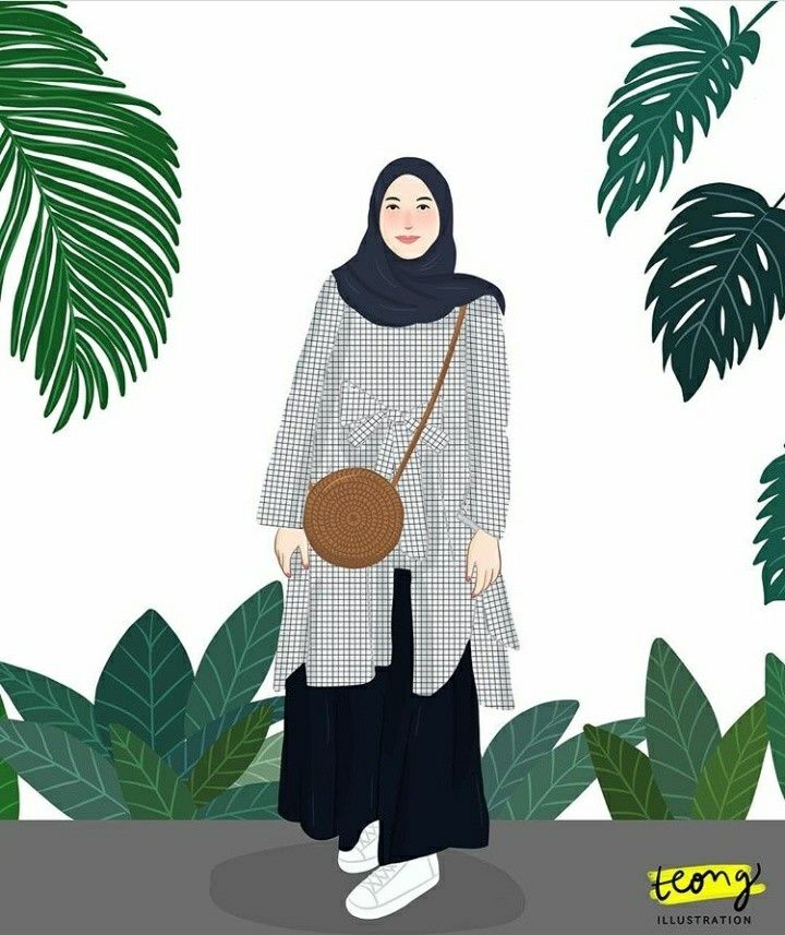 Detail Gambar Karikatur Hijab Nomer 5
