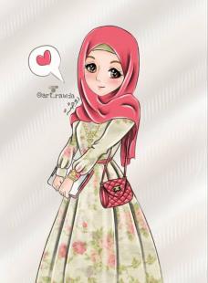 Detail Gambar Karikatur Hijab Nomer 44