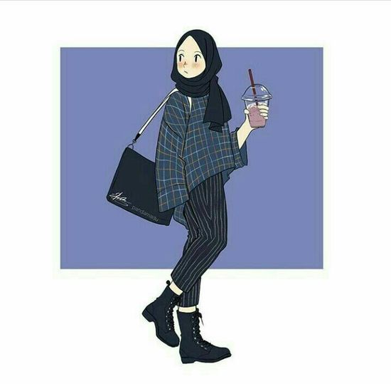 Detail Gambar Karikatur Hijab Nomer 45