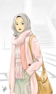 Detail Gambar Karikatur Hijab Nomer 52