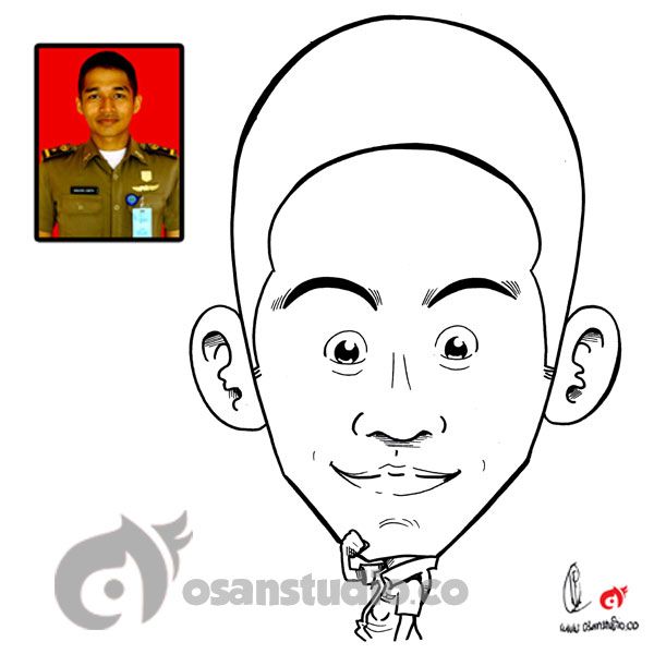 Detail Gambar Karikatur Hitam Putih Nomer 28