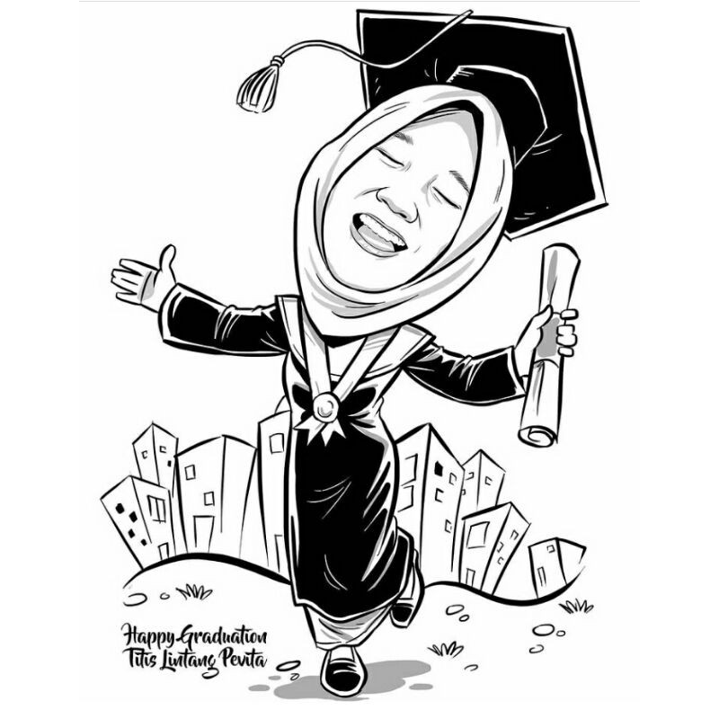 Detail Gambar Karikatur Hitam Putih Nomer 39