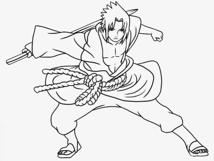 Detail Gambar Karikatur Hitam Putih Animasi Naruto Nomer 30