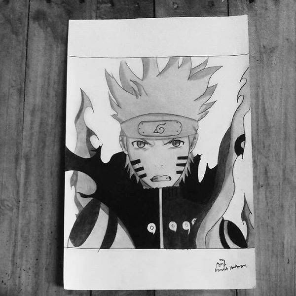 Detail Gambar Karikatur Hitam Putih Animasi Naruto Nomer 10