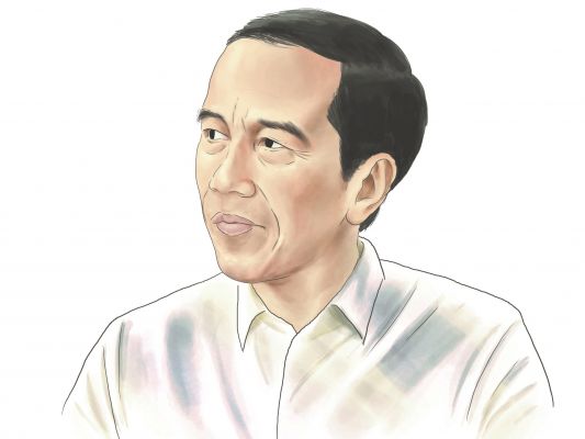 Detail Gambar Karikatur Hitam Putih Jokowi Nomer 25