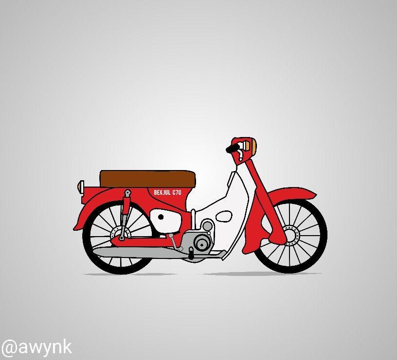 Detail Gambar Karikatur Honda C70 Nomer 26