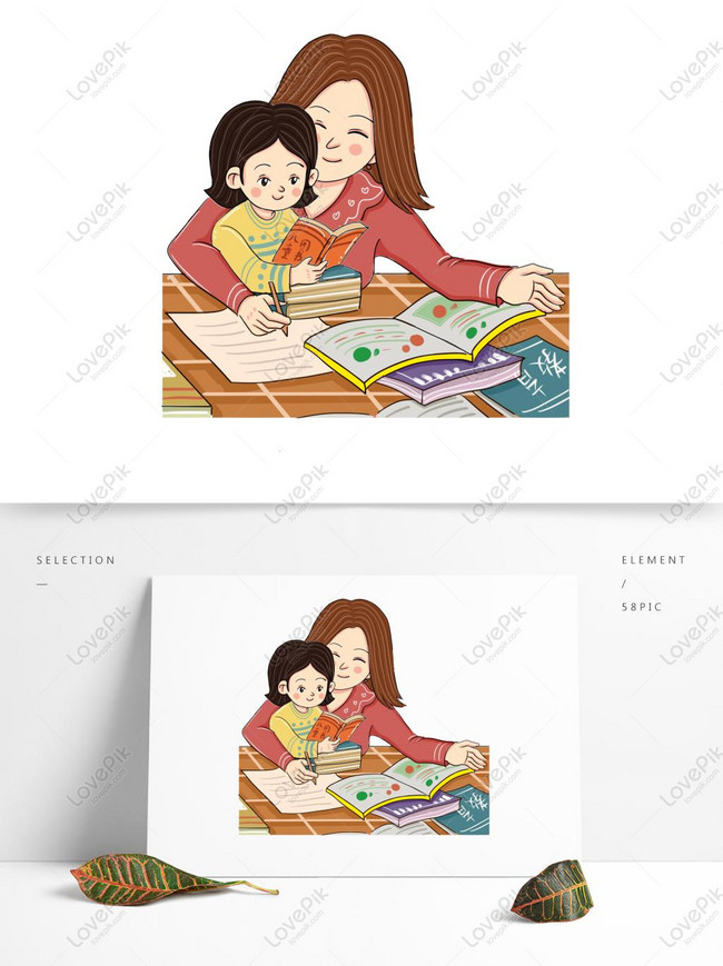 Detail Gambar Karikatur Ibu Dan Anak Nomer 42