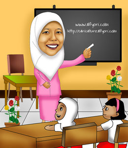 Detail Gambar Karikatur Ibu Guru Nomer 13