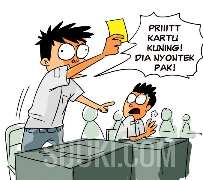 Detail Gambar Karikatur Kartu Kuning Nomer 6