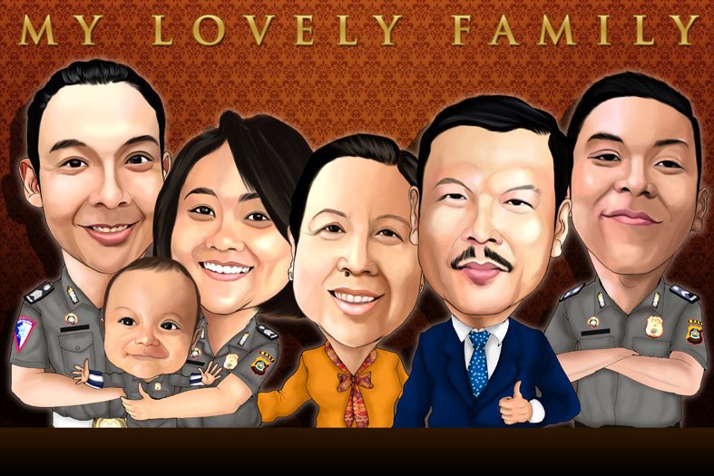 Detail Gambar Karikatur Keluarga Besar Nomer 7