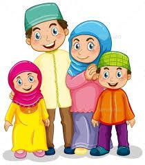 Gambar Karikatur Keluarga Muslim - KibrisPDR