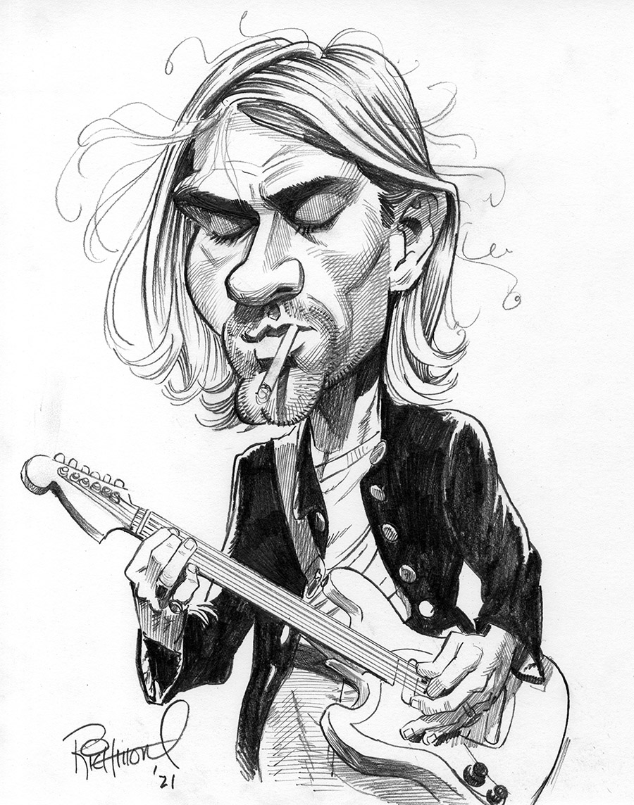 Detail Gambar Karikatur Kurt Cobain Nomer 8