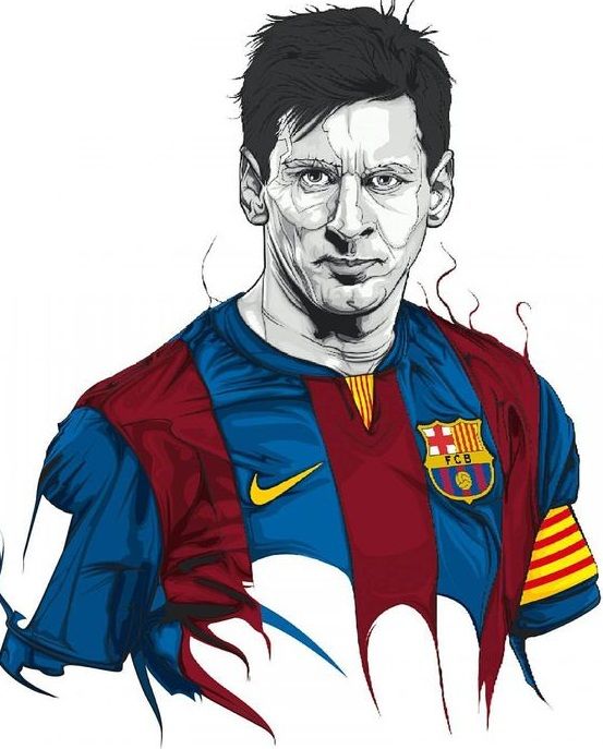 Detail Gambar Karikatur Lionel Messi Nomer 2