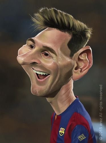 Detail Gambar Karikatur Lionel Messi Nomer 4