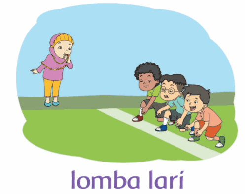 Detail Gambar Karikatur Lomba Lari Nomer 12