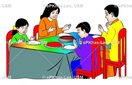 Detail Gambar Karikatur Makan Bersama Keluarga Nomer 20