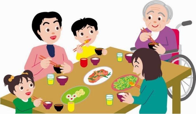 Detail Gambar Karikatur Makan Malam Bersama Keluarga Nomer 12