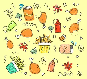 Detail Gambar Karikatur Makanan Dan Minuman Nomer 22