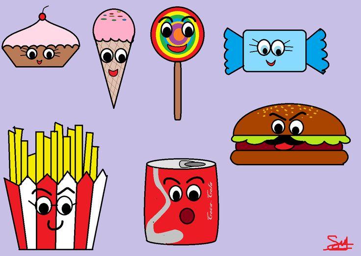 Detail Gambar Karikatur Makanan Dan Minuman Nomer 38