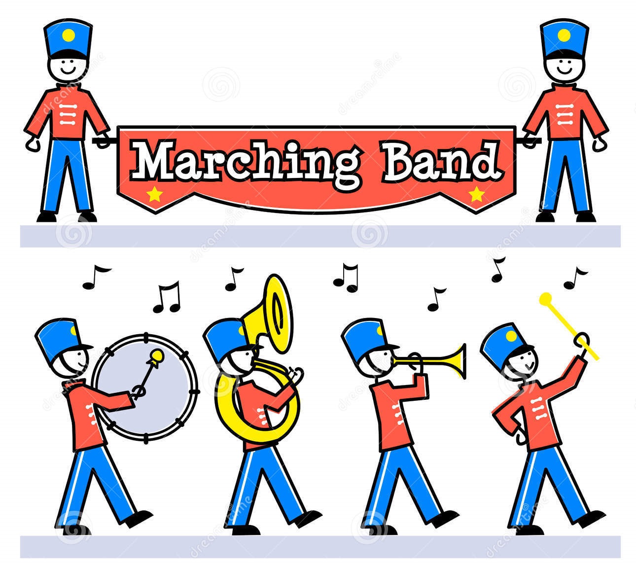 Detail Gambar Karikatur Marching Band Nomer 22